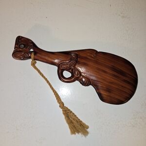 Hand Carved Wahaika Maori Patu Club